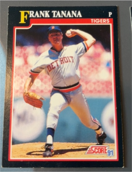 1991 Score #328 Frank Tanana — front