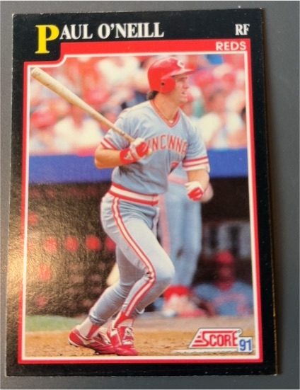 1991 Score #227 Paul O'Neill — front