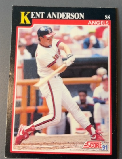 1991 Score #224 Kent Anderson — front