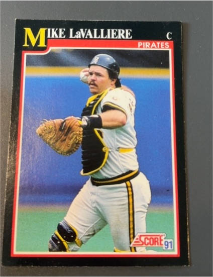1991 Score #222 Mike LaValliere — front