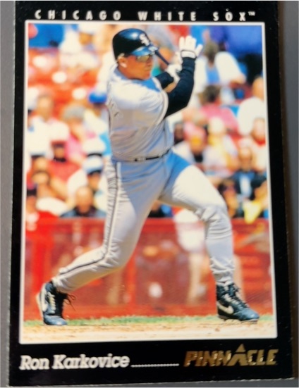 1993 Pinnacle #195 Ron Karkovice — front