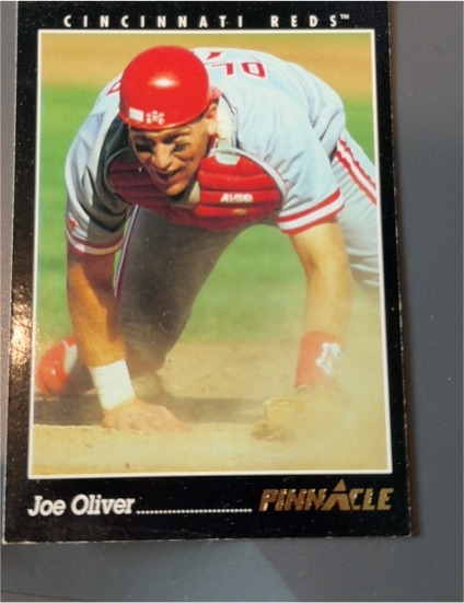 1993 Pinnacle #190 Joe Oliver — front