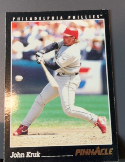 1993 Pinnacle #8 John Kruk Philadelphia Phillies — front