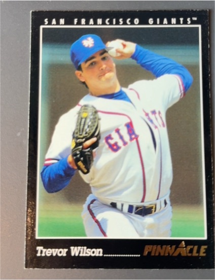 1993 Pinnacle #210 Trevor Wilson — front