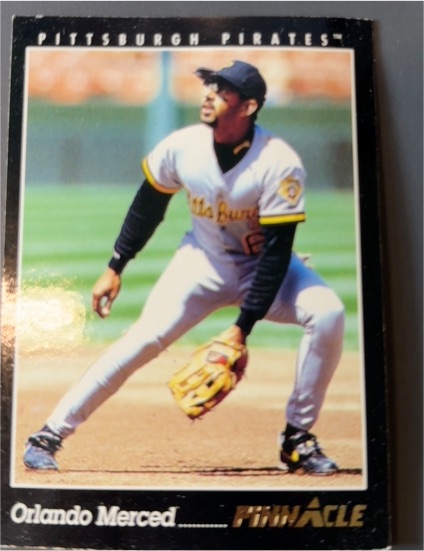 1993 Pinnacle #160 Orlando Merced — front