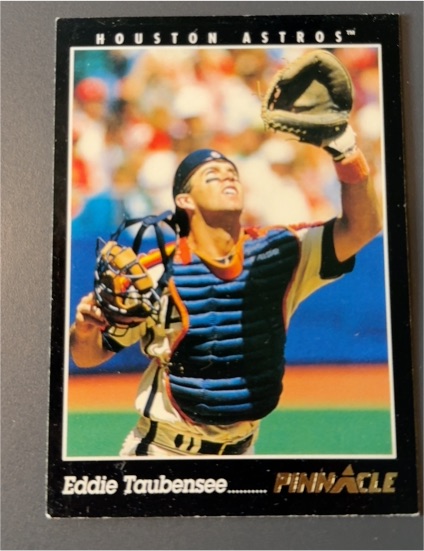 1993 Pinnacle #140 Eddie Taubensee — front