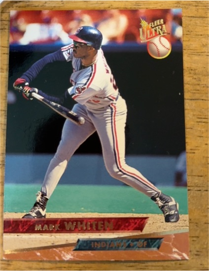 1993 Fleer Ultra #193 Mark Whiten — front