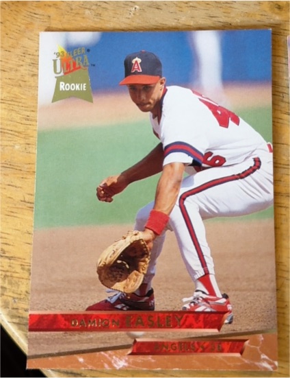 1993 Fleer Ultra #161 Damion Easley — front