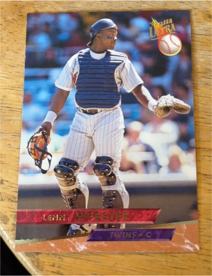 1993 Fleer Ultra #238 Lenny Webster — front