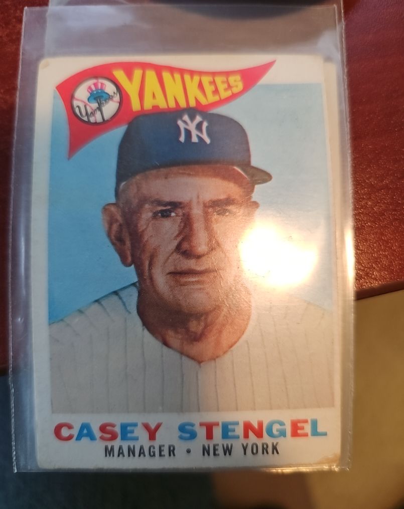 1960 Topps #227 Casey Stengel — front