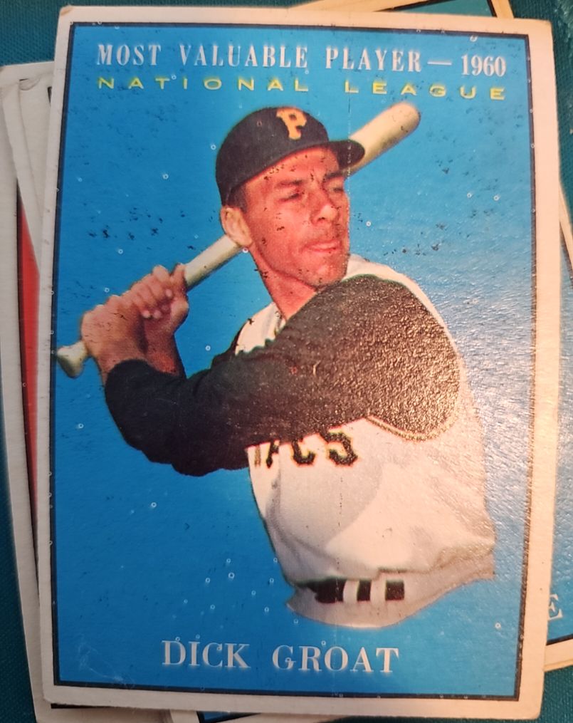 1961 Topps #486 Dick Groat MVP — front