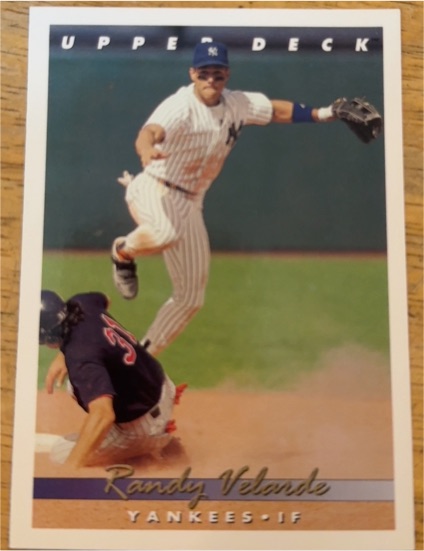 1993 Upper Deck #93 Randy Velarde — front