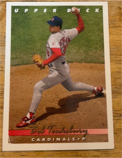 1993 Upper Deck #318 Bob Tewksbury — front