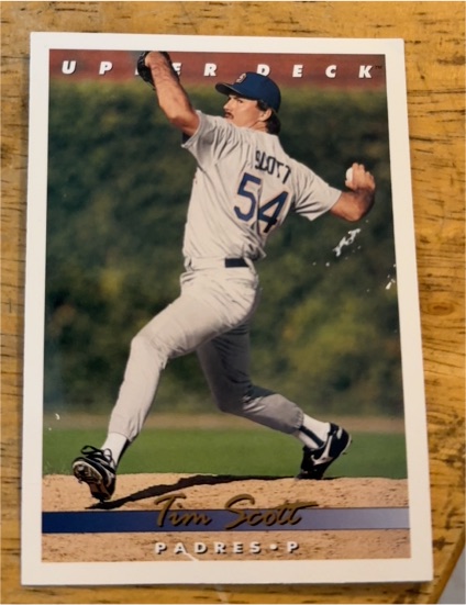 1993 Upper Deck #662 Tim Scott — front