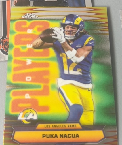 2025 Topps Chrome #PP-24 Puka Nacua — front