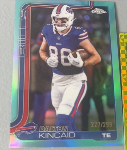 2025 Topps Chrome #37 Dalton Kincaid — front