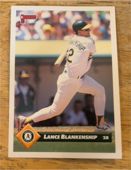 1993 Donruss #23 Lance Blankenship — front