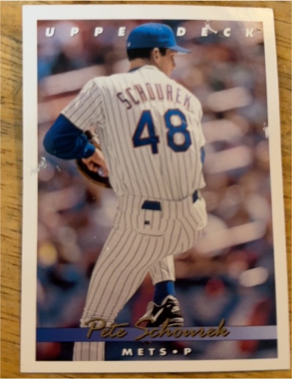 1993 Upper Deck #658 Pete Schourek — front