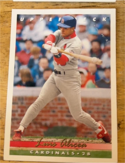 1993 Upper Deck #605 Luis Alicea — front