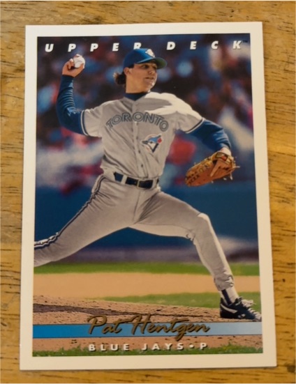 1993 Upper Deck #693 Pat Hentgen — front
