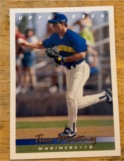 1993 Upper Deck #287 Tino Martinez Seattle Mariners — front