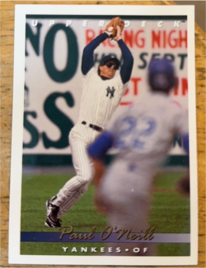 1993 Upper Deck #796 Paul O'Neill — front