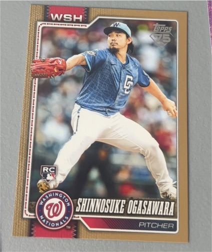 2026 Topps Series 1 #32 Shinnosuke Ogasawara — front