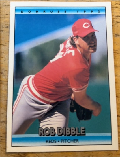 1992 Donruss #139 Rob Dibble Cincinnati Reds — front