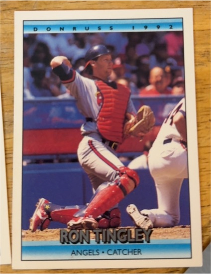 1992 Donruss #287 Ron Tingley — front