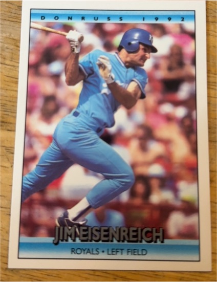 1992 Donruss #297 Jim Eisenreich — front