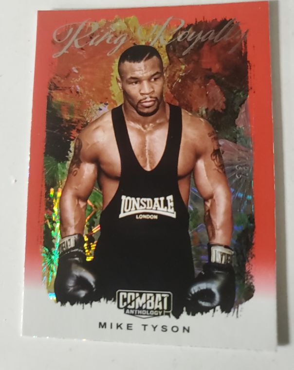 2025 Panini Combat Anthology #9 Mike Tyson Ring Royalty — front