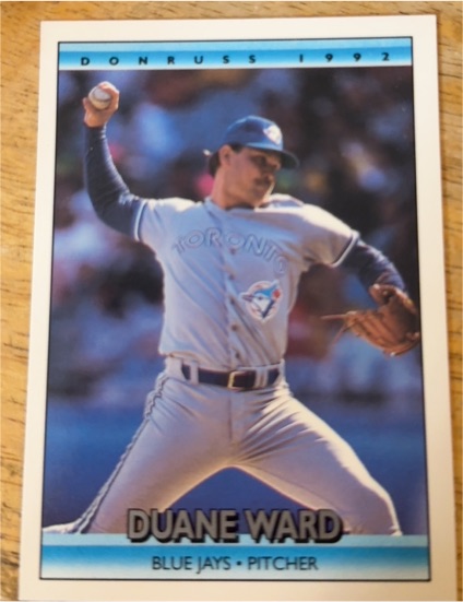 1992 Donruss #308 Duane Ward — front