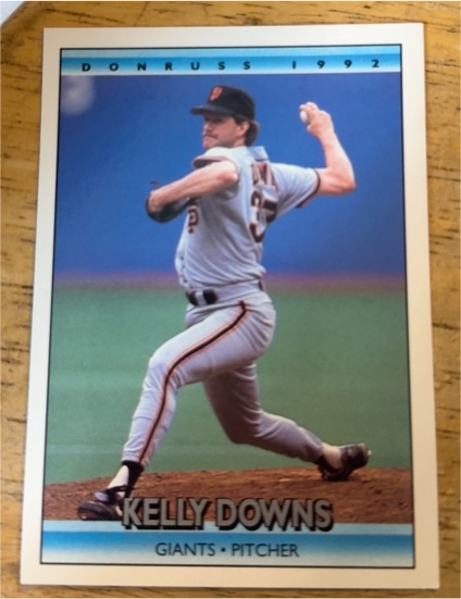1992 Donruss #303 Kelly Downs — front