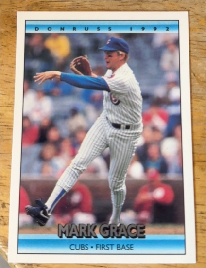 1992 Donruss #281 Mark Grace — front