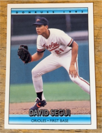 1992 Donruss #321 David Segui — front