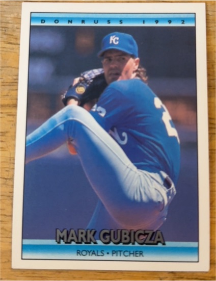 1992 Donruss #282 Mark Gubicza Kansas City Royals — front