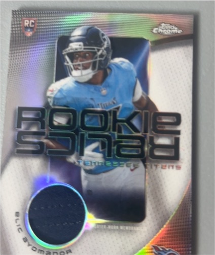 2025 Topps Chrome #RR-EAY Elic Ayomanor Rookie Relics — front