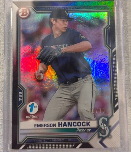 2021 Bowman Chrome Prospects #BCP-78 Emerson Hancock — front