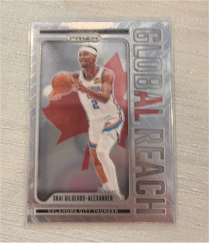2024-25 Panini Prizm #6 Shai Gilgeous-Alexander Global Reach — front