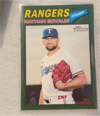 2026 Topps Heritage #40 Nathan Eovaldi — front