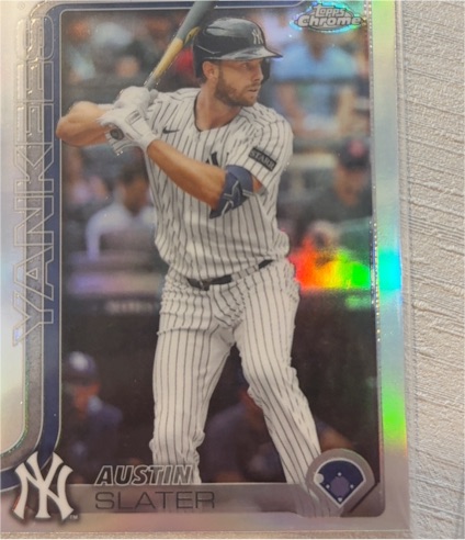 2025 Topps Chrome Update #USC137 Austin Slater — front