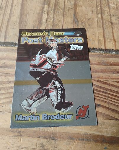 1999-00 Topps #PM6 Martin Brodeur Post Masters — front