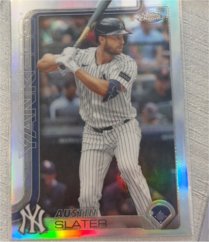 2025 Topps Chrome Update #USC137 Austin Slater — front