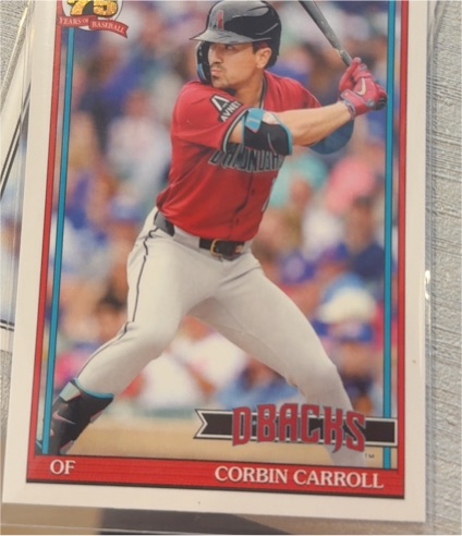 2026 Topps Series 1 #T91-58 Corbin Carroll — front