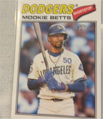 2026 Topps Heritage #12 Mookie Betts — front