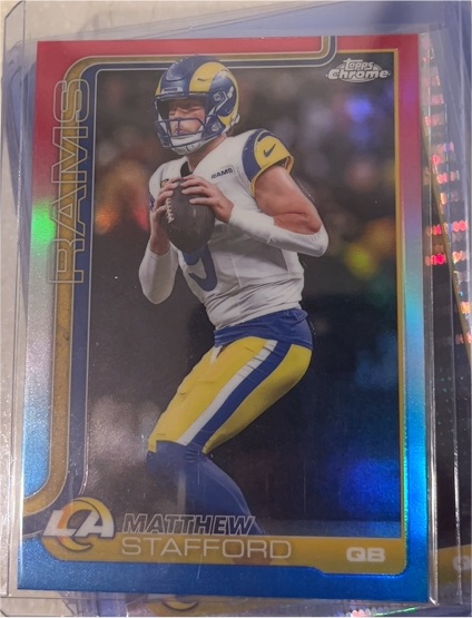 2025 Topps Chrome #169 Matthew Stafford — front