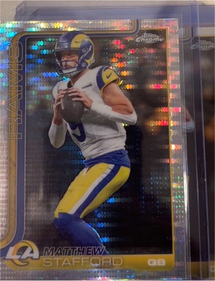 2025 Topps Chrome #169 Matthew Stafford — front