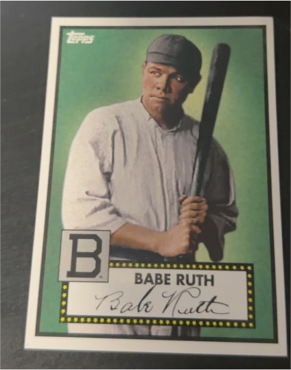 2012 Topps National Convention VIP Promo #412 Babe Ruth — front