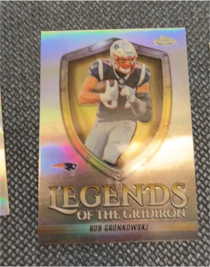 2025 Topps Chrome Legends of the Gridiron #LOG-29 Rob Gronkowski — front