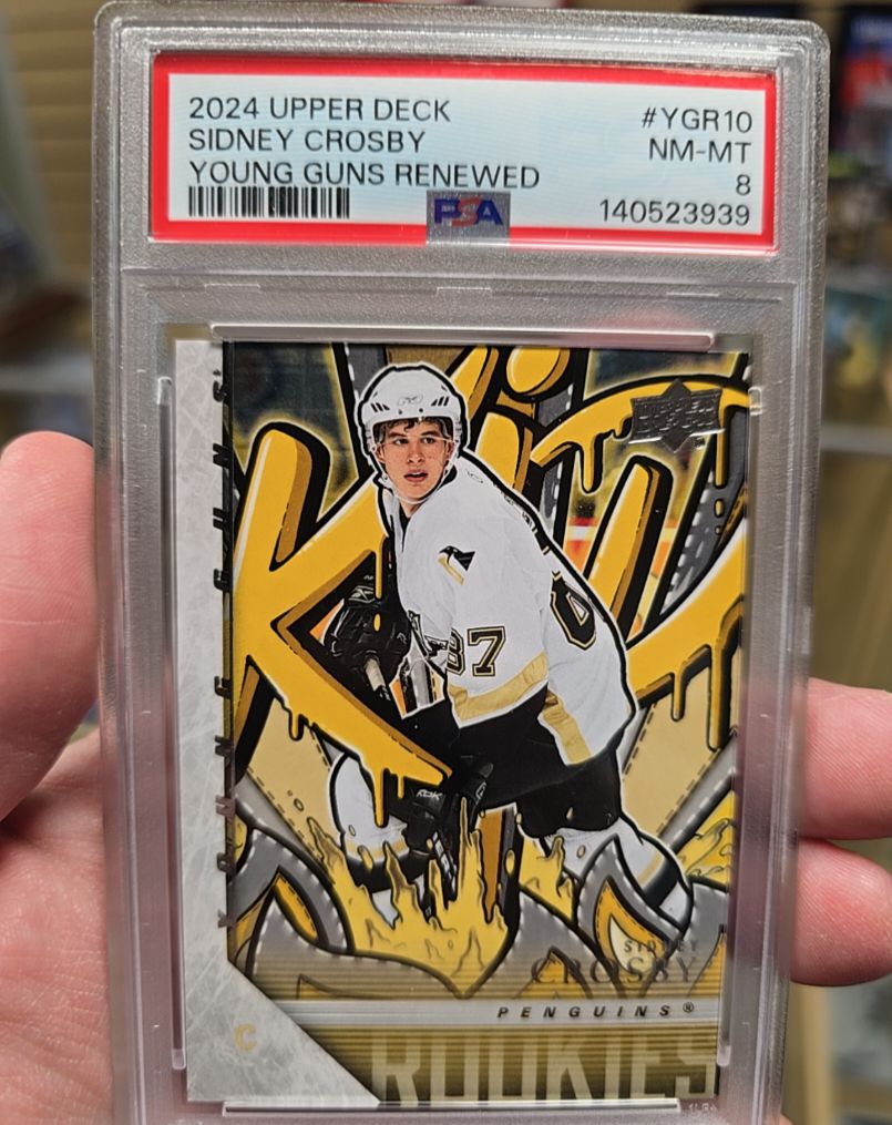 2024 Upper Deck #YGR10 Sidney Crosby Young Guns Renewed — front